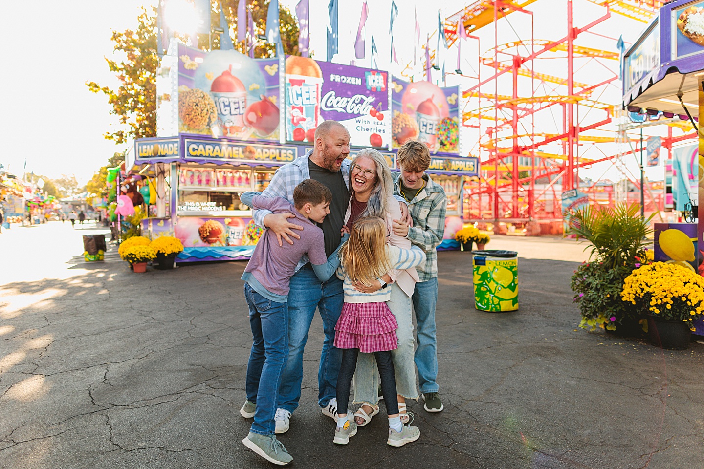 Family Photographer - Amanda + Joe // NC State Fair Portraits