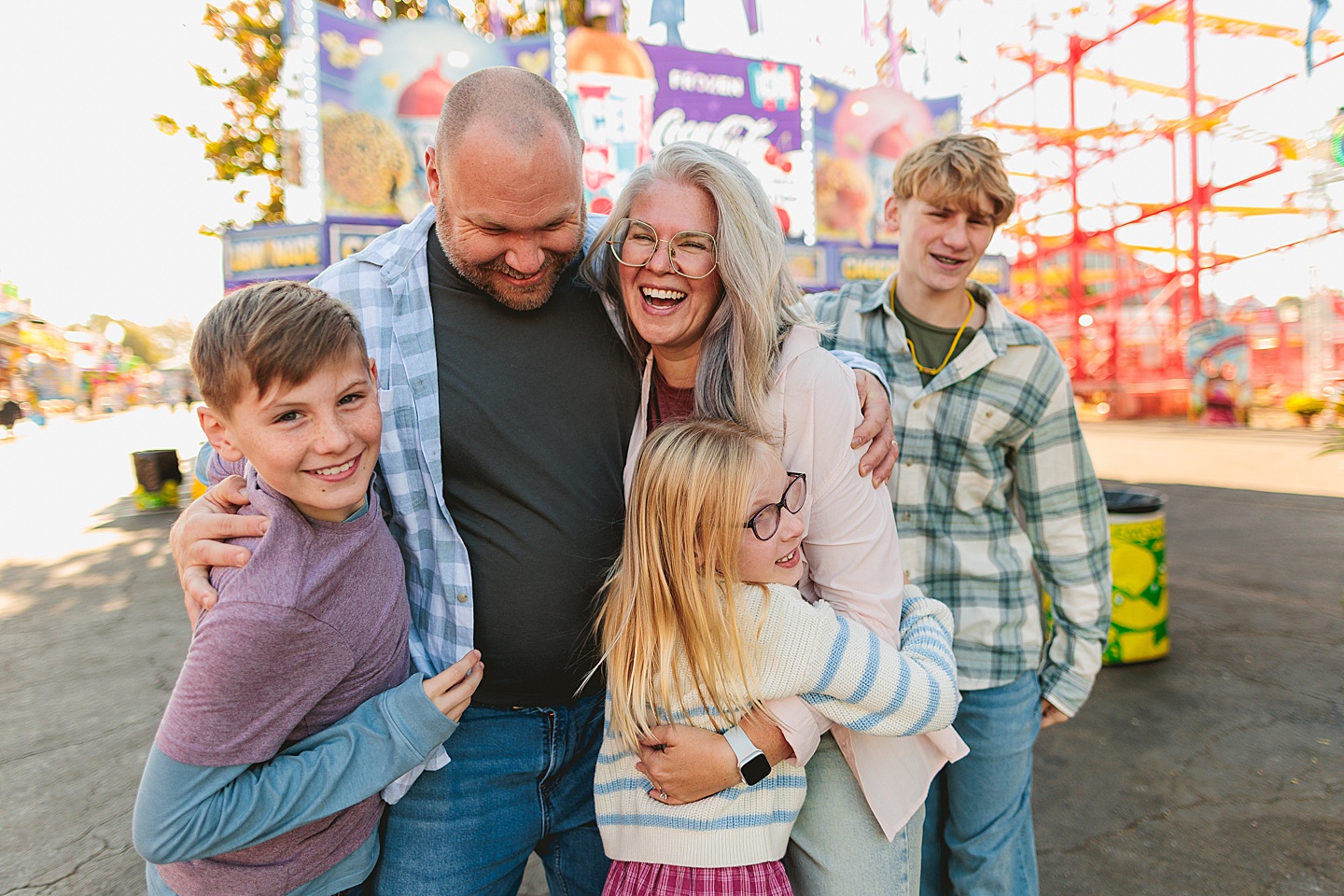 Family Photographer - Amanda + Joe // NC State Fair Portraits