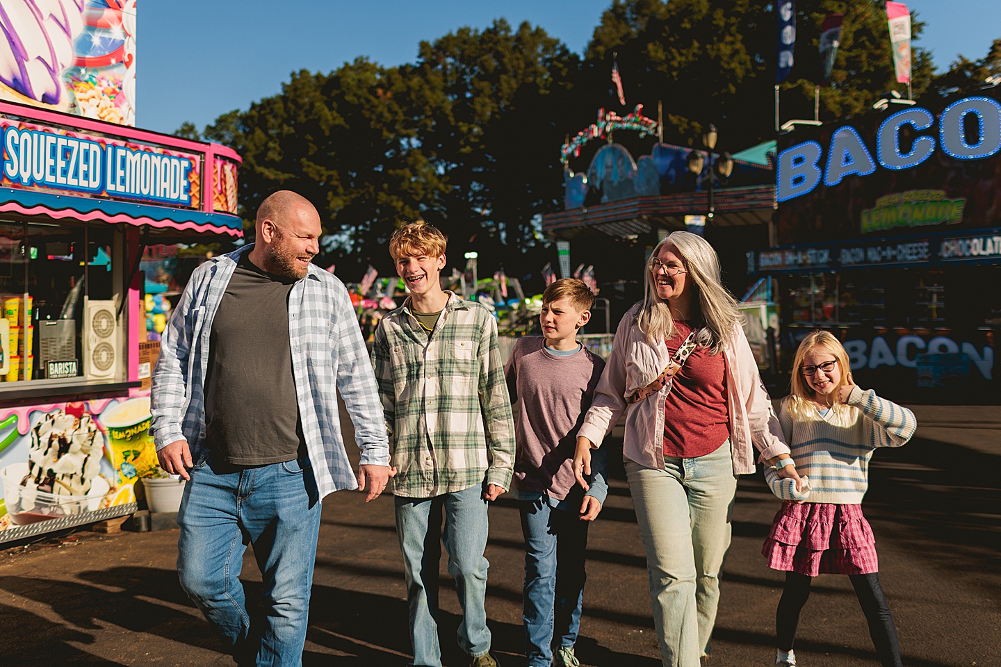 Family Photographer - Amanda + Joe // NC State Fair Portraits