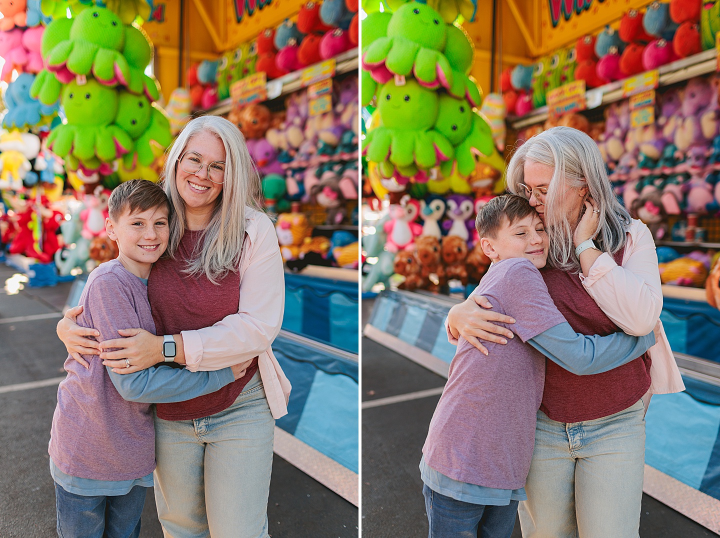 Family Photographer - Amanda + Joe // NC State Fair Portraits