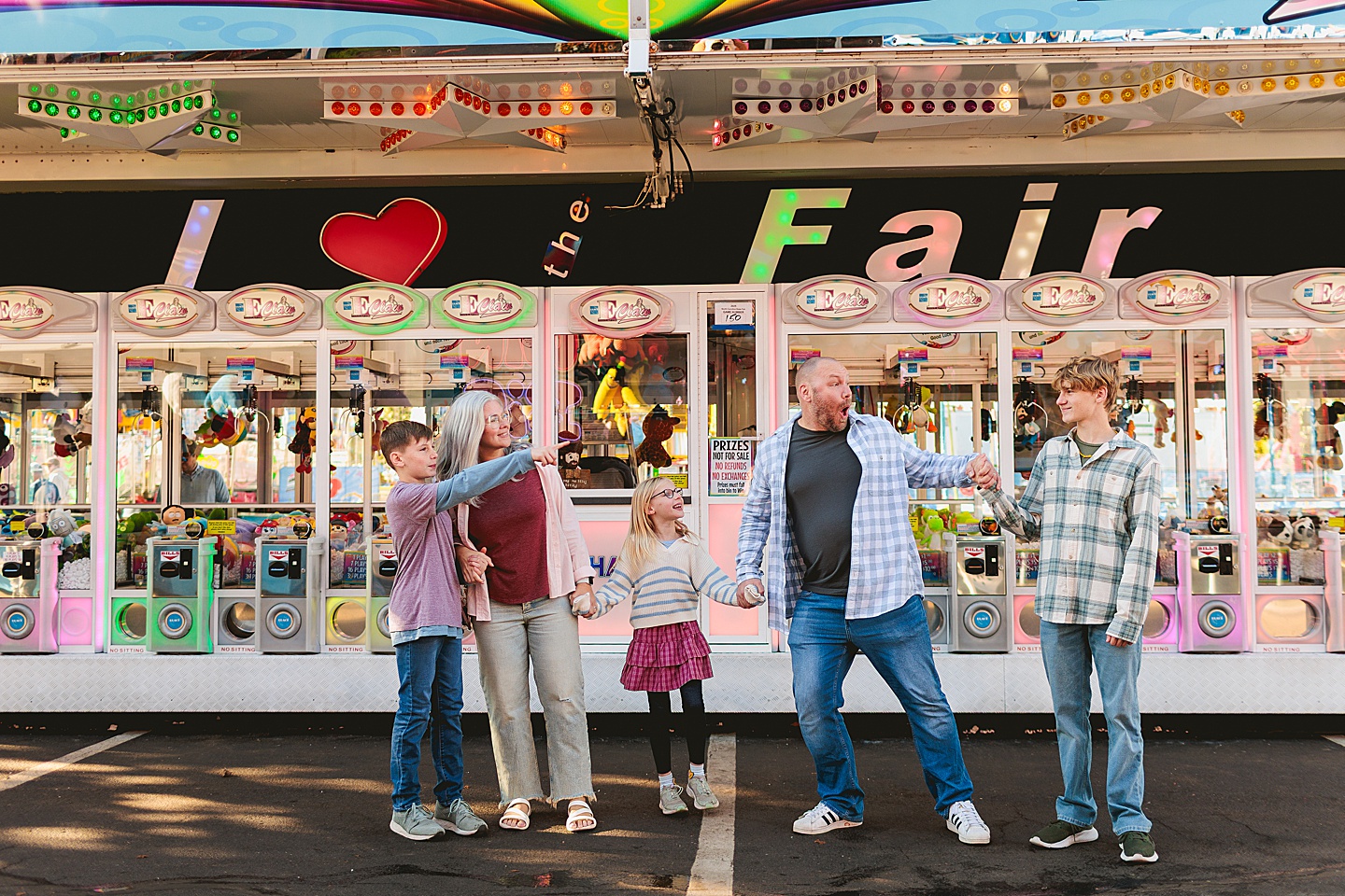 Family Photographer - Amanda + Joe // NC State Fair Portraits