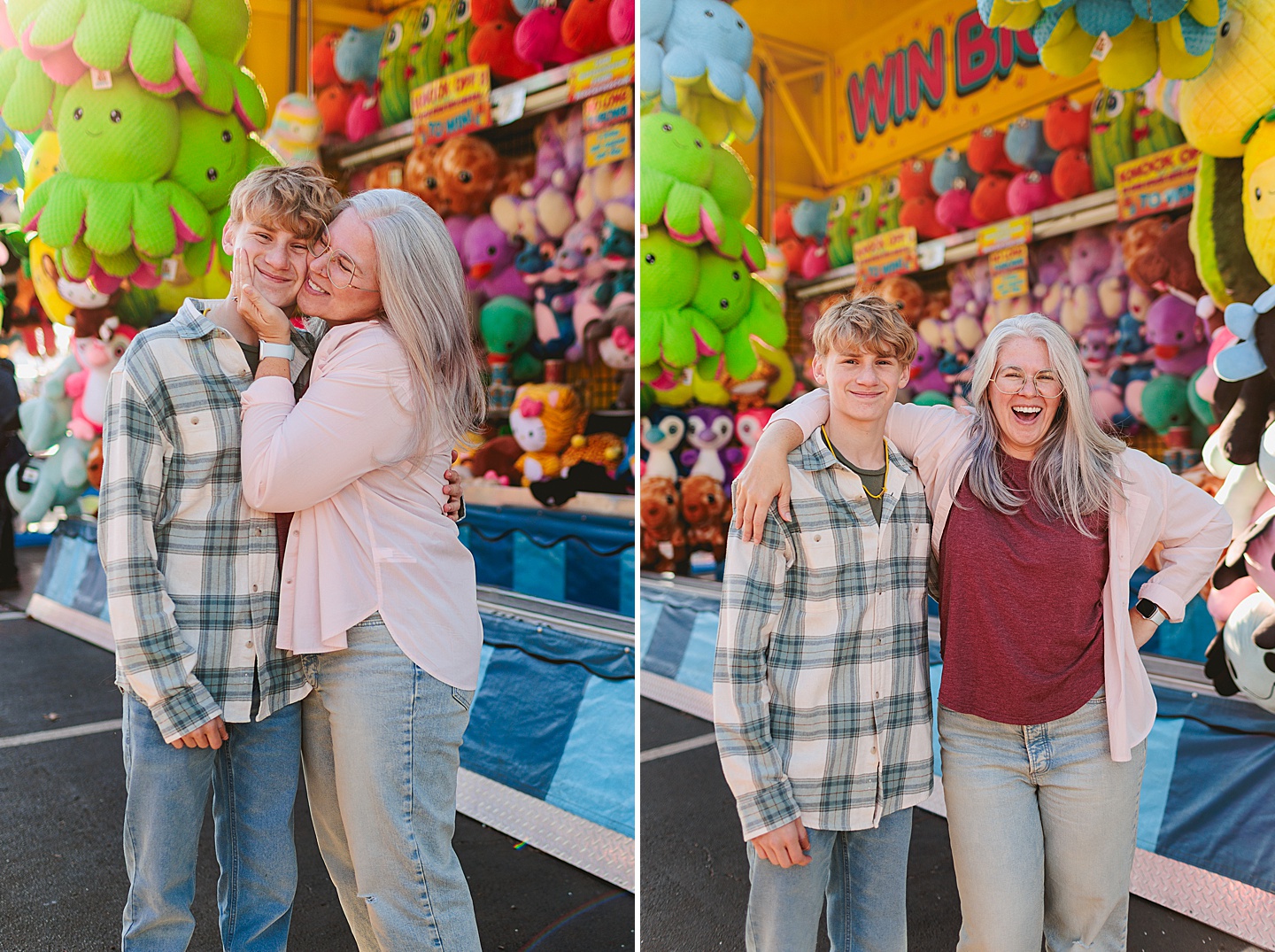 Family Photographer - Amanda + Joe // NC State Fair Portraits