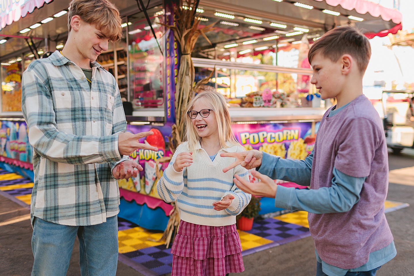 Family Photographer - Amanda + Joe // NC State Fair Portraits