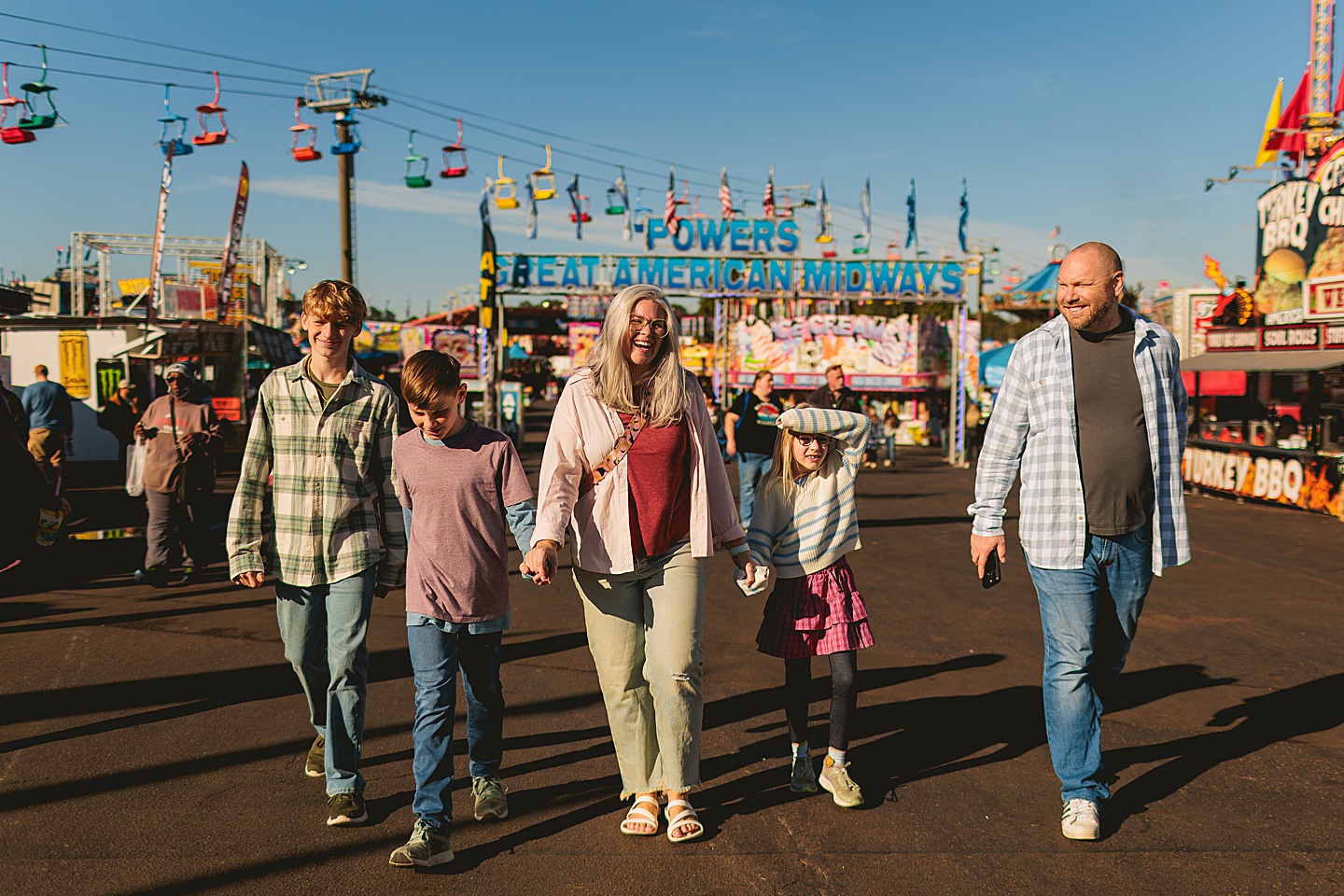 Family Photographer - Amanda + Joe // NC State Fair Portraits