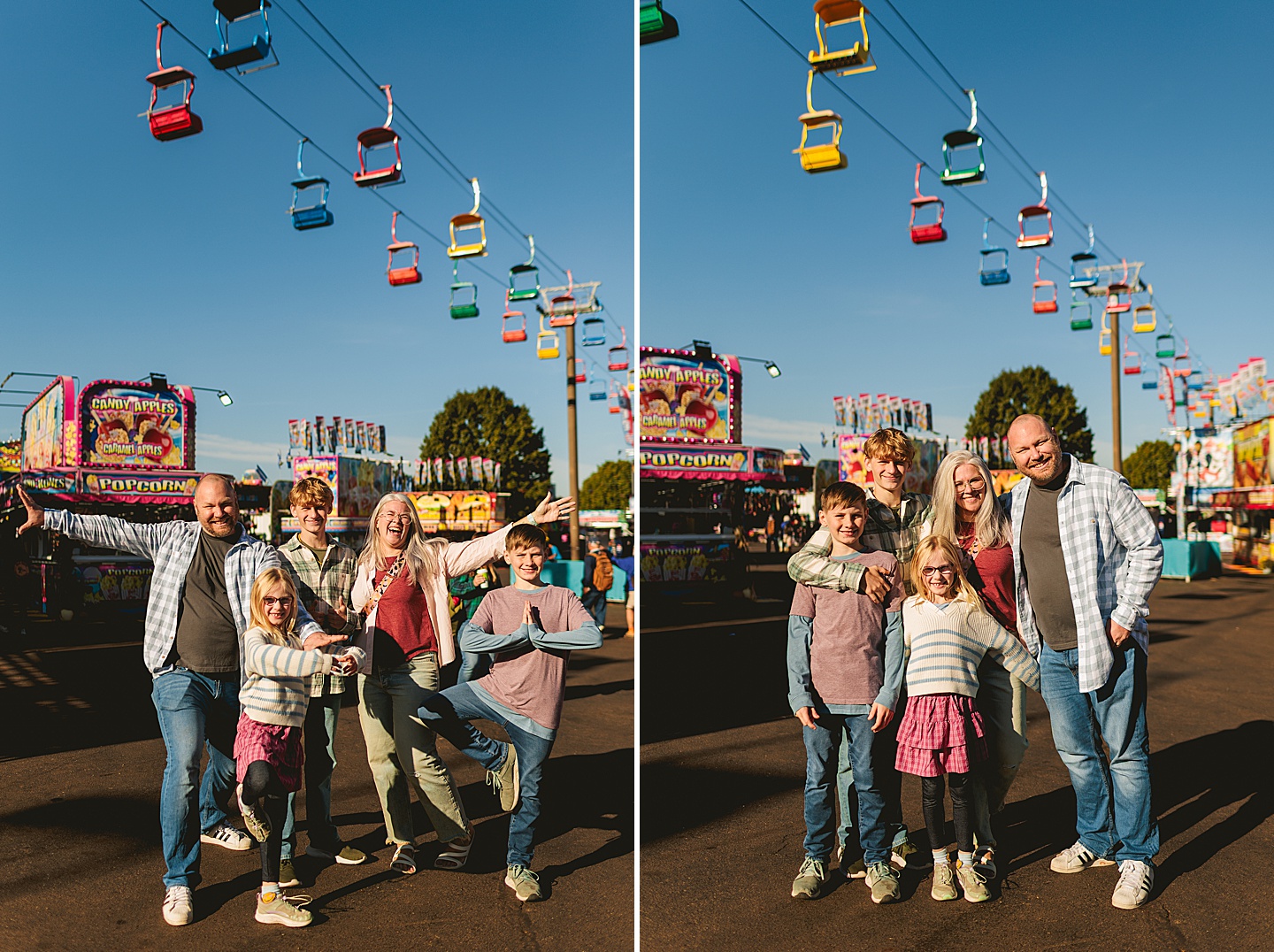 Family Photographer - Amanda + Joe // NC State Fair Portraits