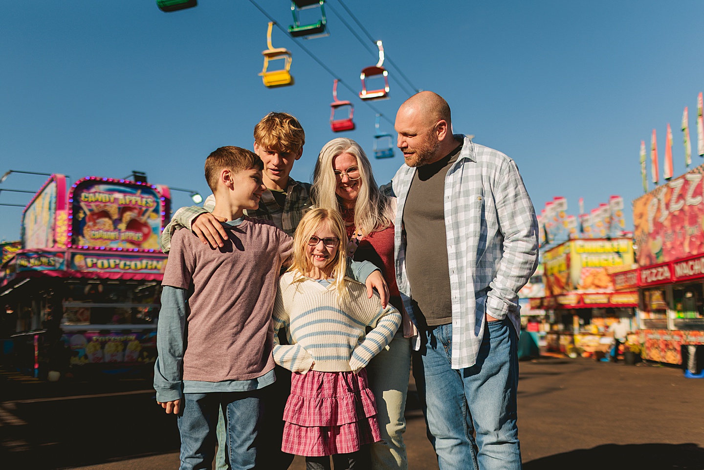 Family Photographer - Amanda + Joe // NC State Fair Portraits