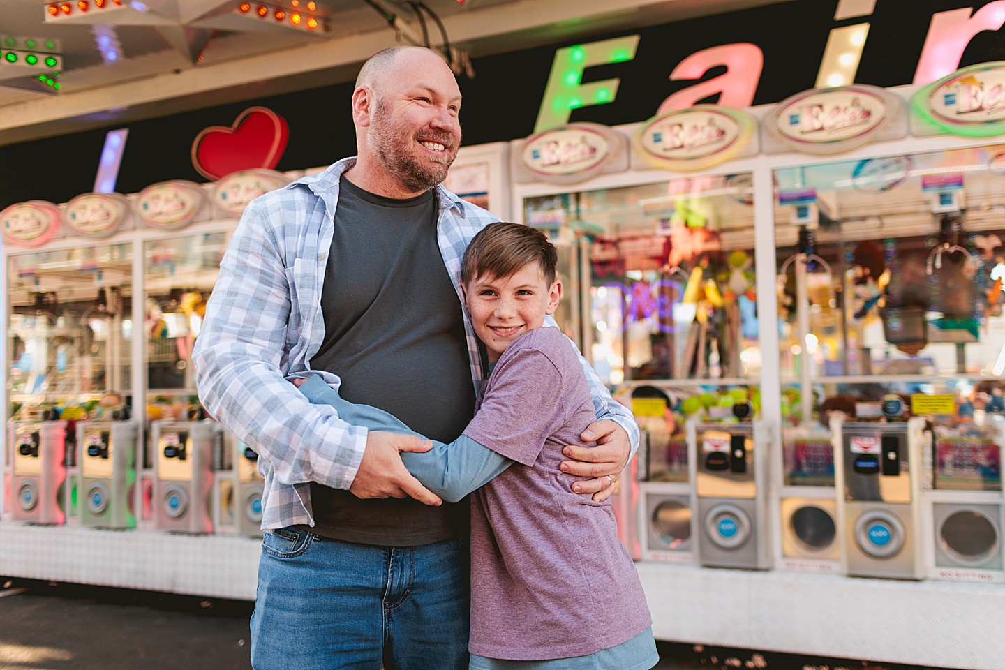 Family Photographer - Amanda + Joe // NC State Fair Portraits