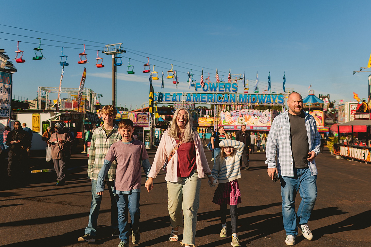 Family Photographer - Amanda + Joe // NC State Fair Portraits