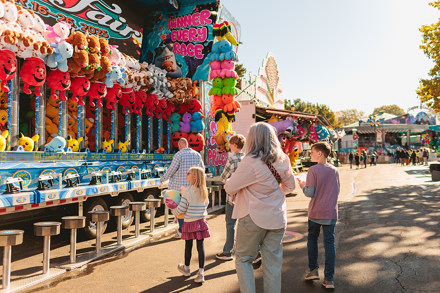 Family Photographer - Amanda + Joe // NC State Fair Portraits
