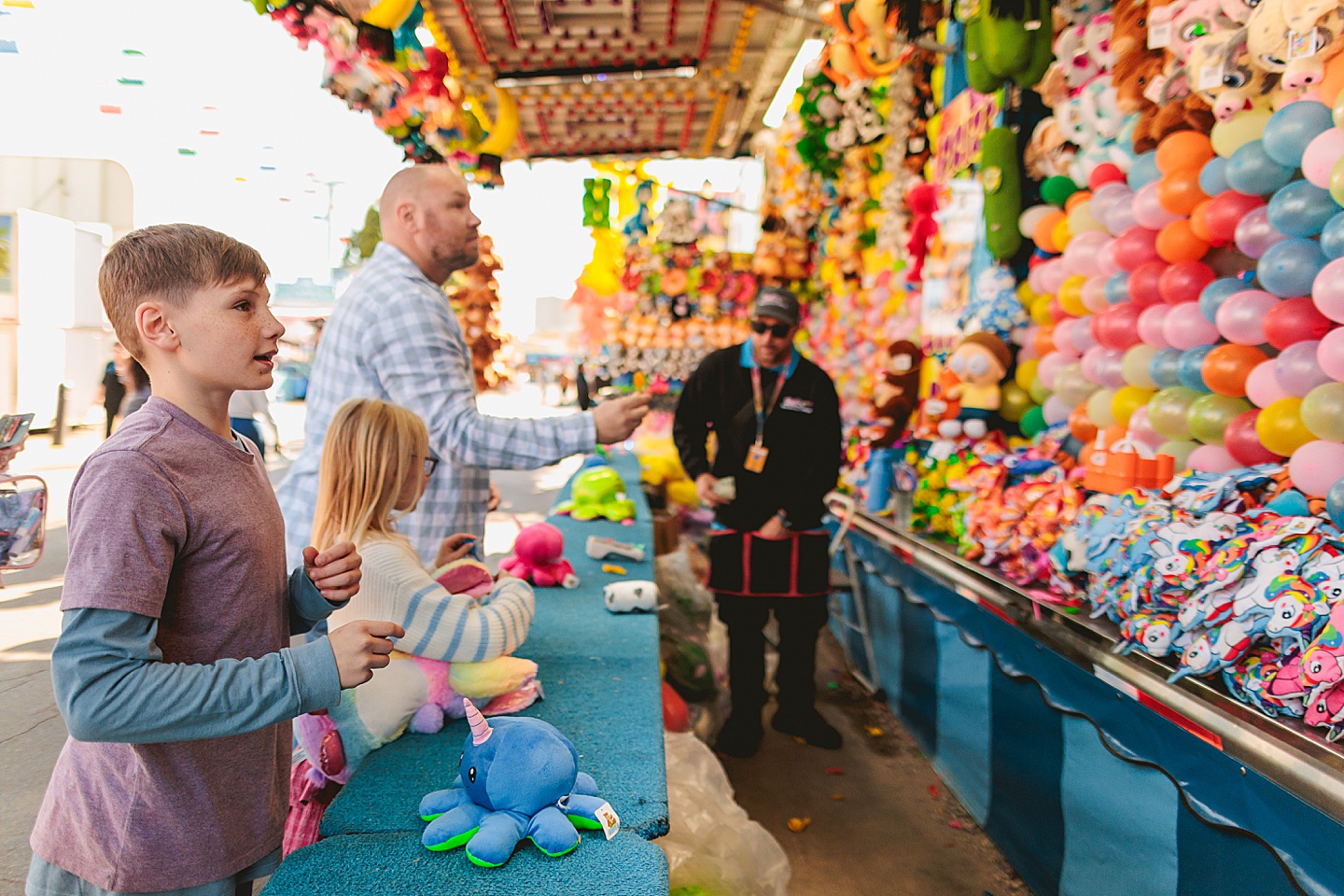 Family Photographer - Amanda + Joe // NC State Fair Portraits