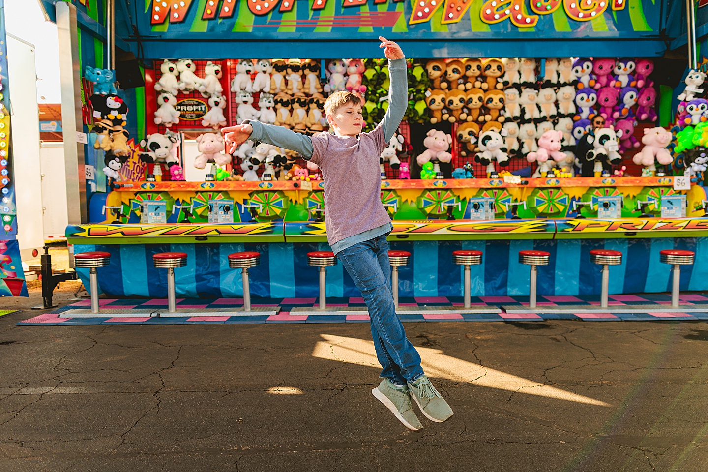 Family Photographer - Amanda + Joe // NC State Fair Portraits