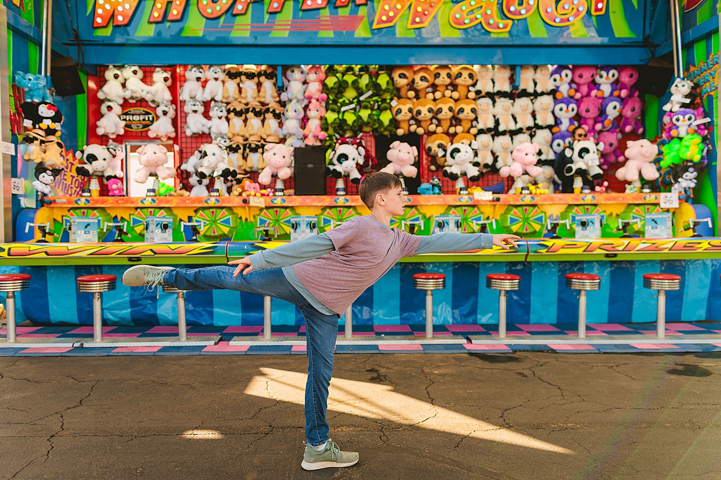 Family Photographer - Amanda + Joe // NC State Fair Portraits