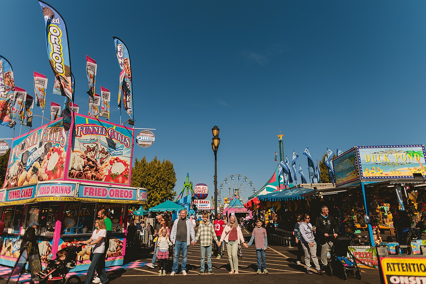 Family Photographer - Amanda + Joe // NC State Fair Portraits