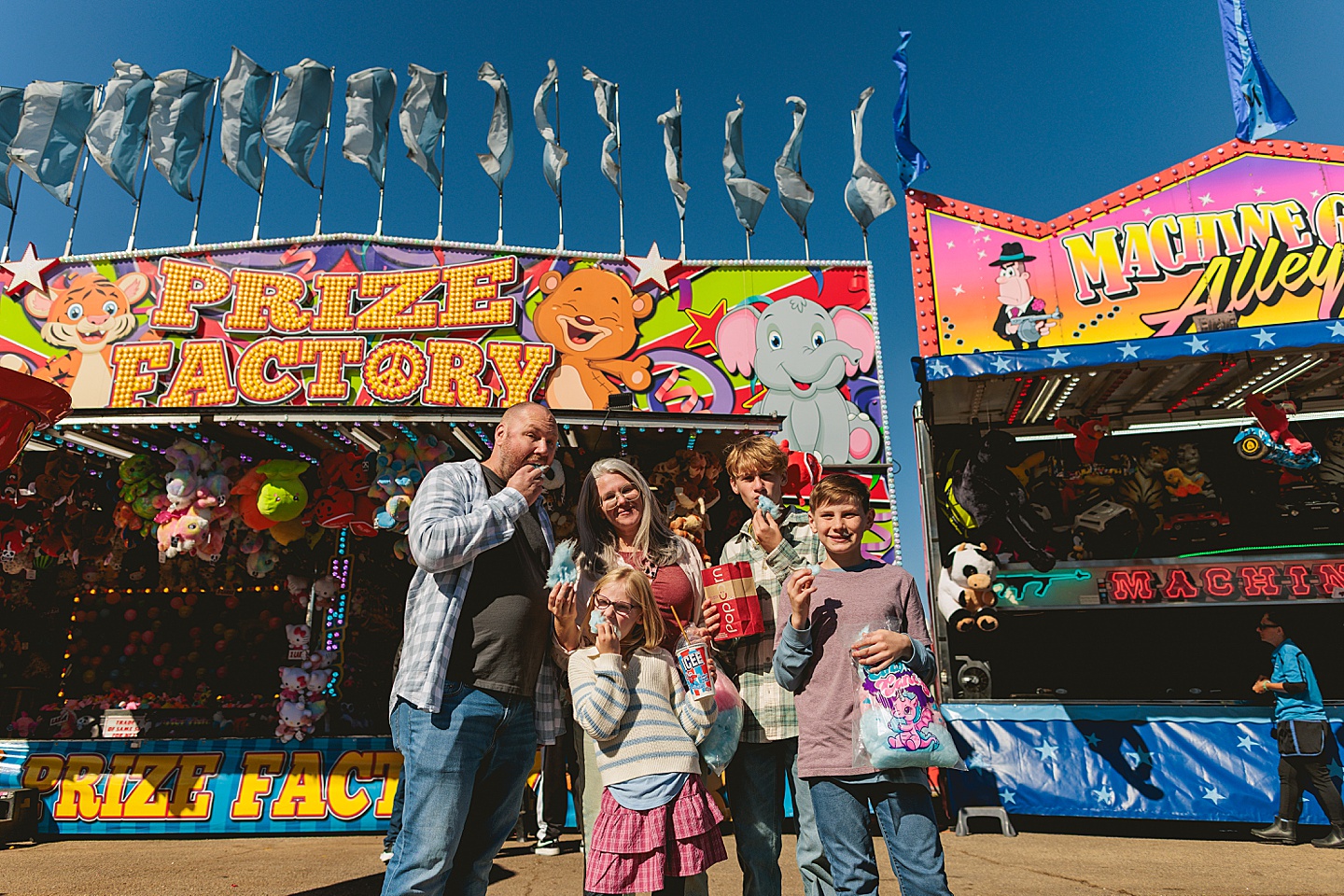 Family Photographer - Amanda + Joe // NC State Fair Portraits