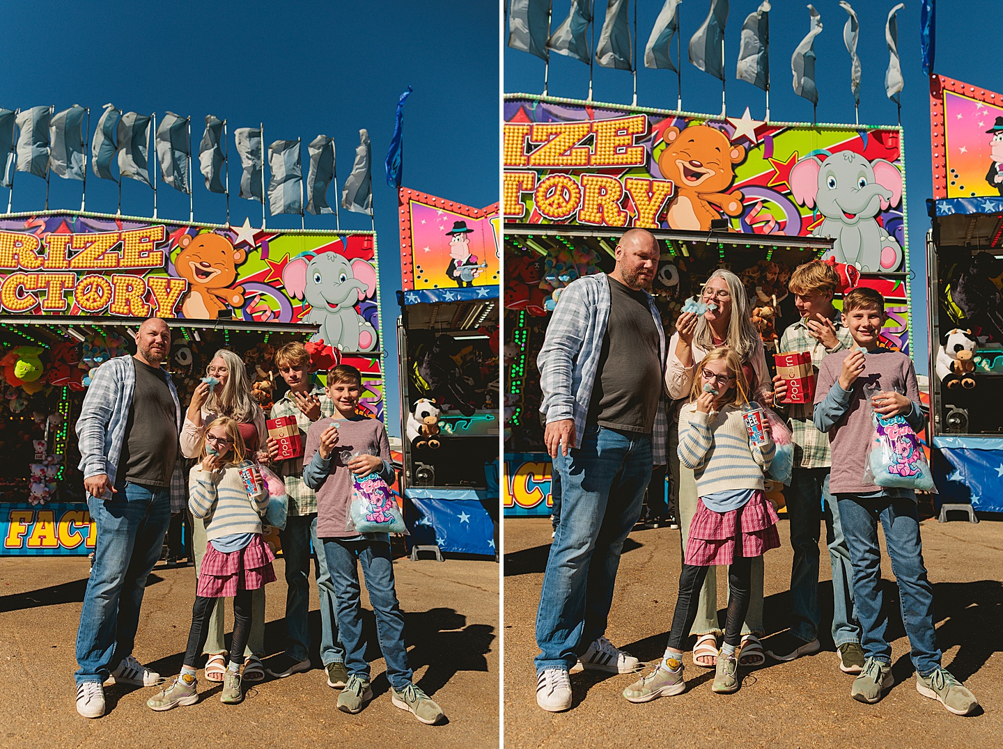 Family Photographer - Amanda + Joe // NC State Fair Portraits