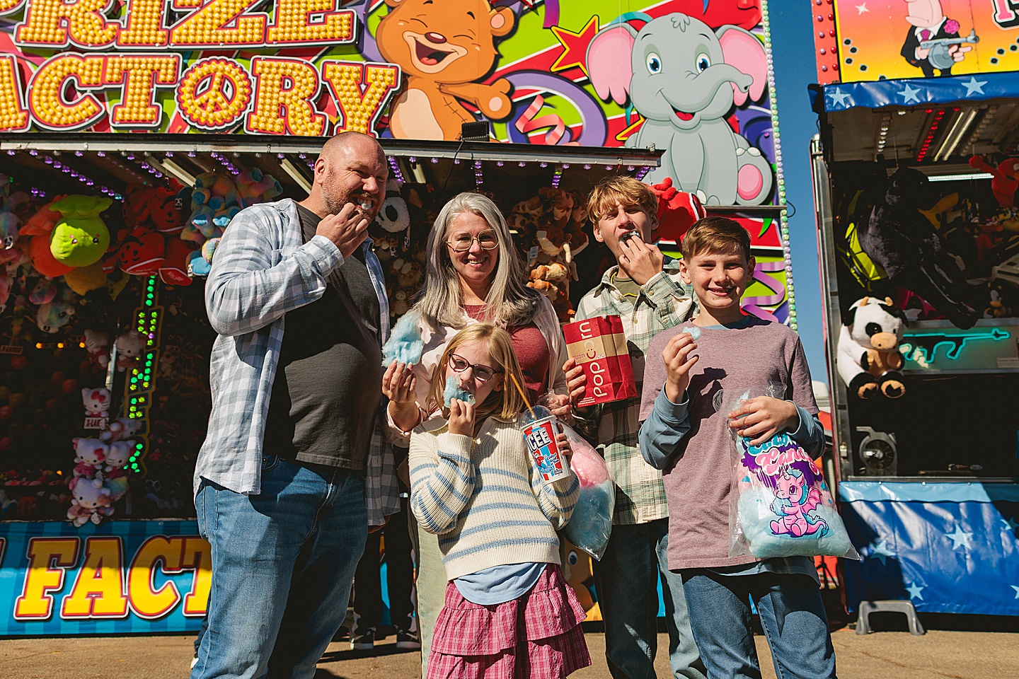 Family Photographer - Amanda + Joe // NC State Fair Portraits
