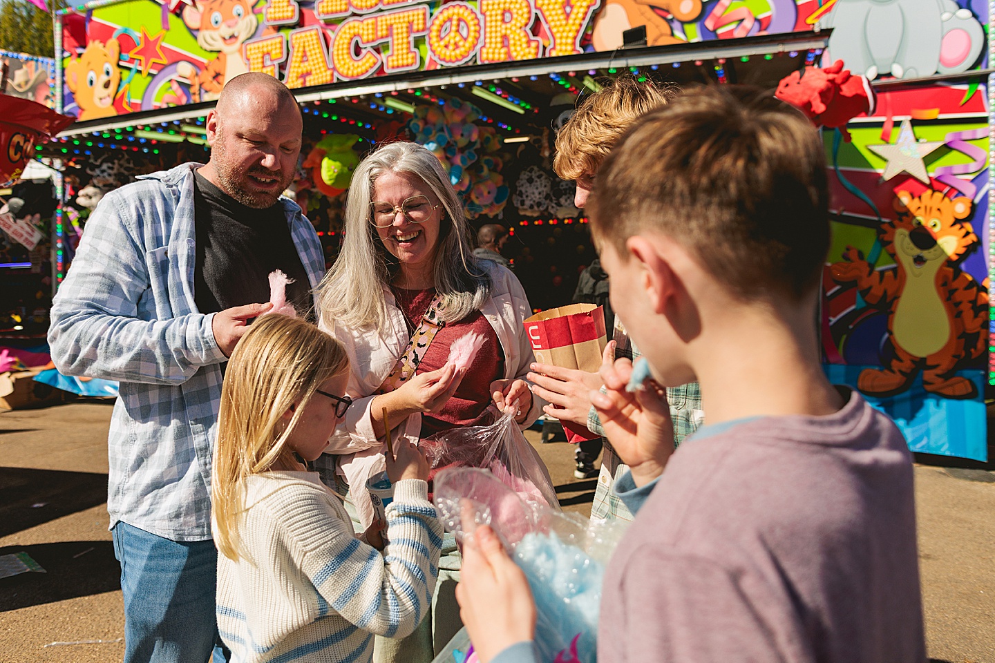 Family Photographer - Amanda + Joe // NC State Fair Portraits