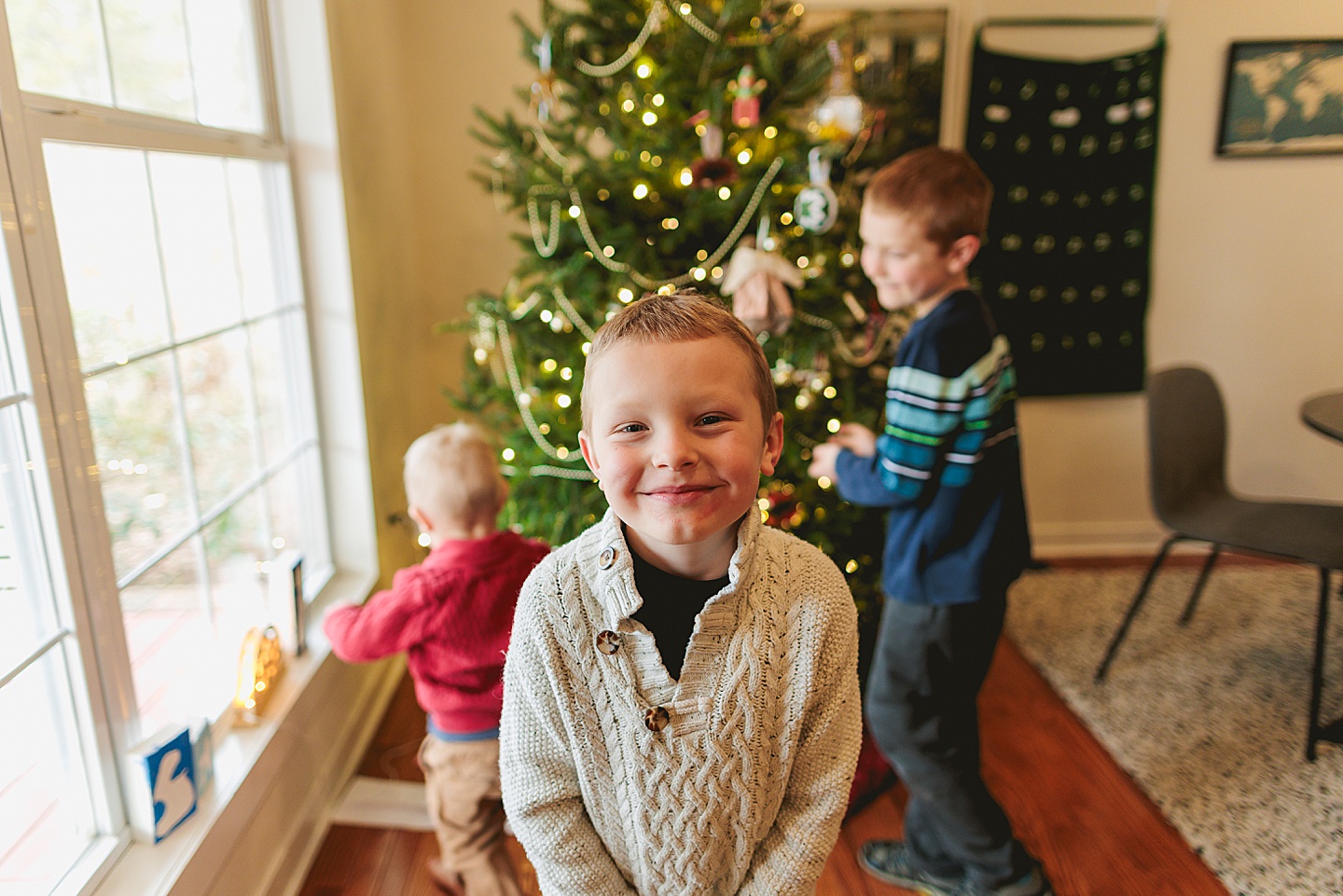 Family Photographer - Allison + Nathaniel // At Home Portraits