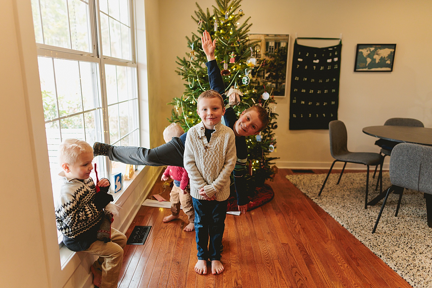 Family Photographer - Allison + Nathaniel // At Home Portraits