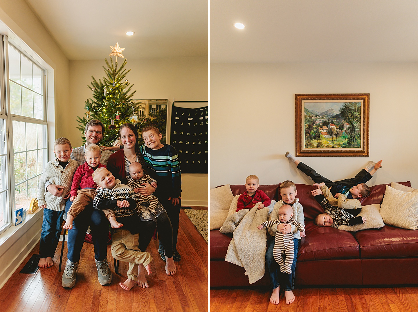Family Photographer - Allison + Nathaniel // At Home Portraits