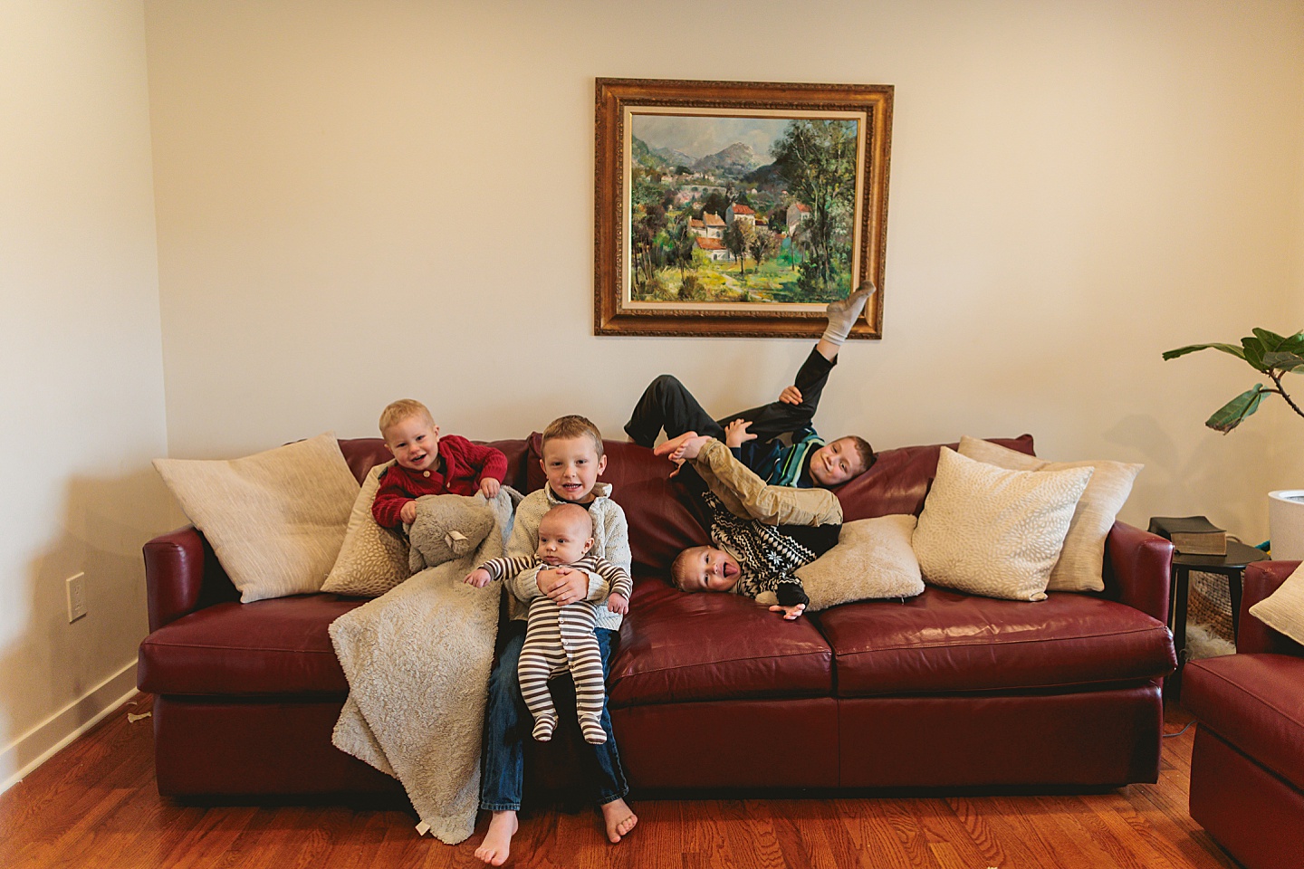 Family Photographer - Allison + Nathaniel // At Home Portraits