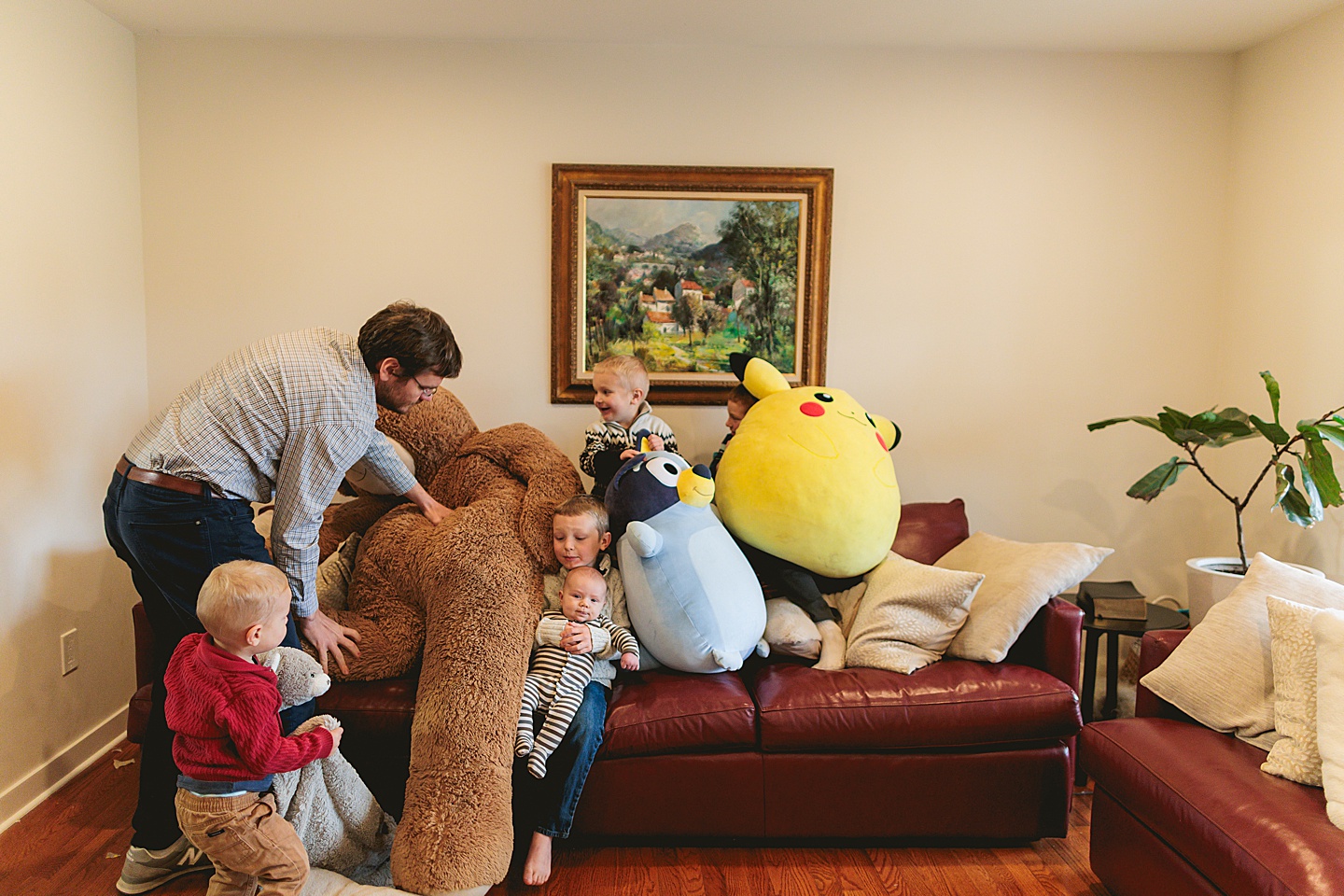 Family Photographer - Allison + Nathaniel // At Home Portraits