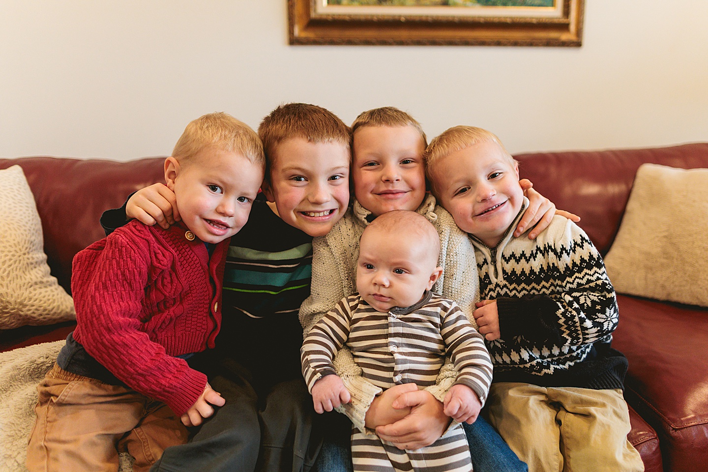 Family Photographer - Allison + Nathaniel // At Home Portraits