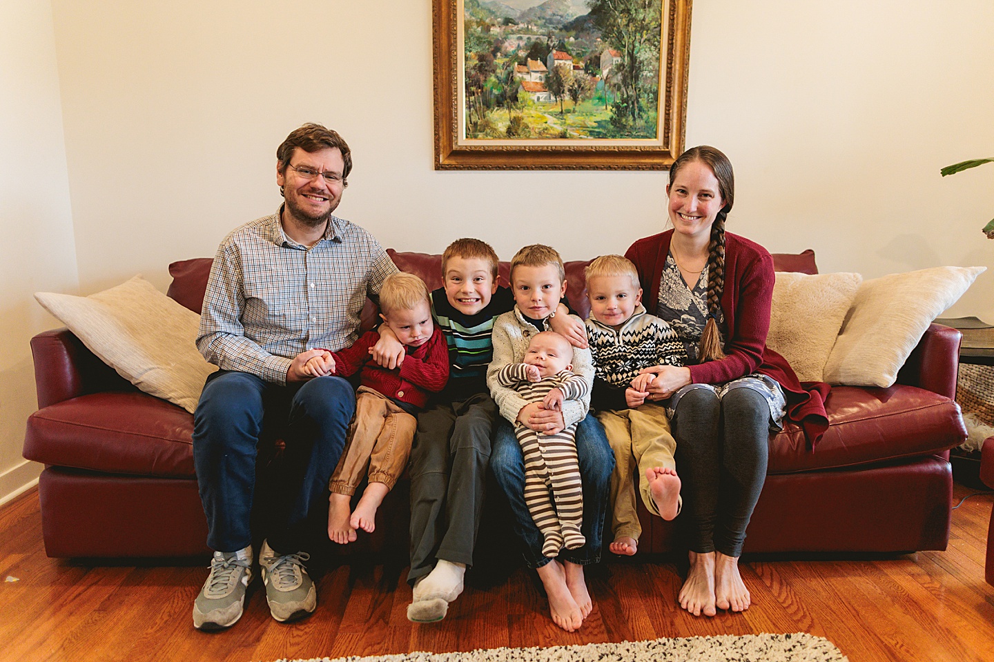 Family Photographer - Allison + Nathaniel // At Home Portraits