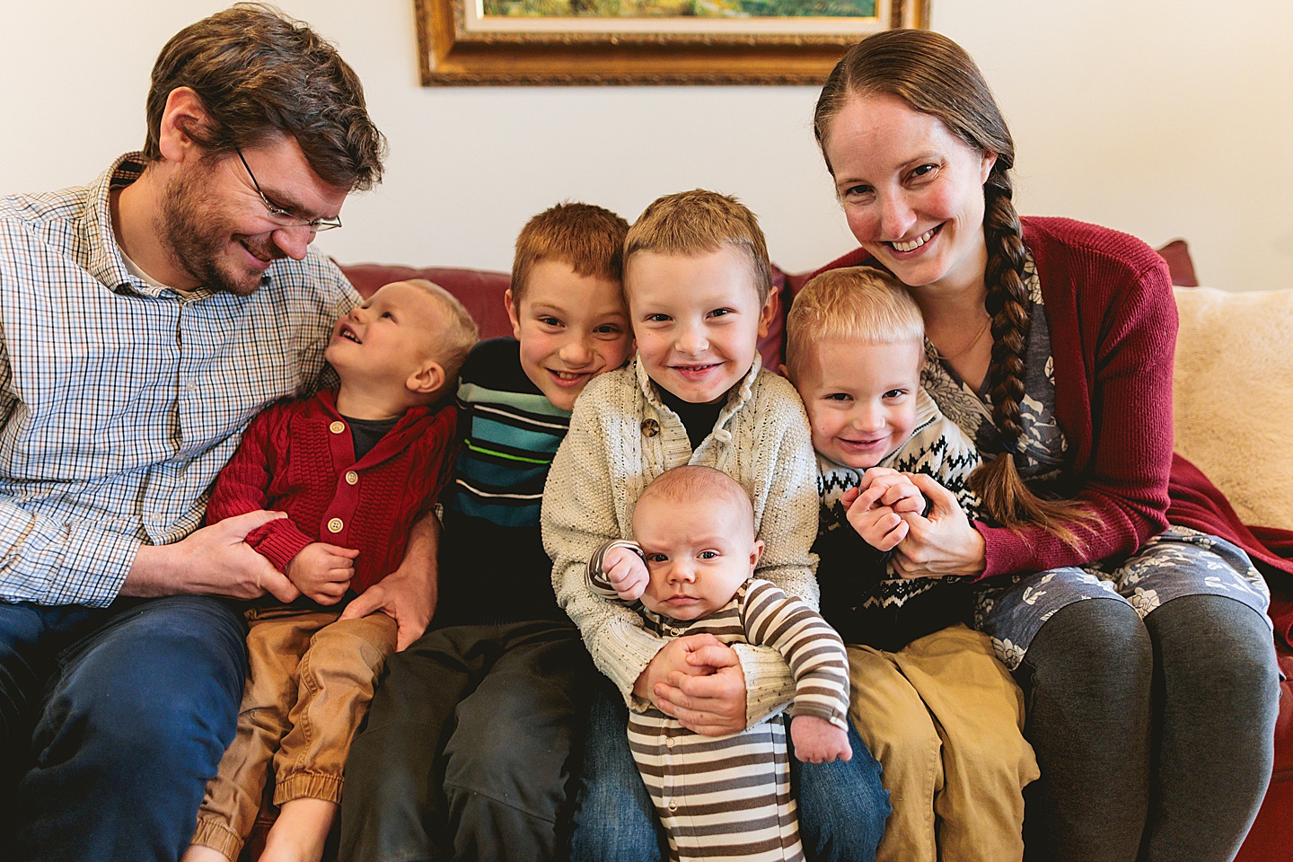 Family Photographer - Allison + Nathaniel // At Home Portraits