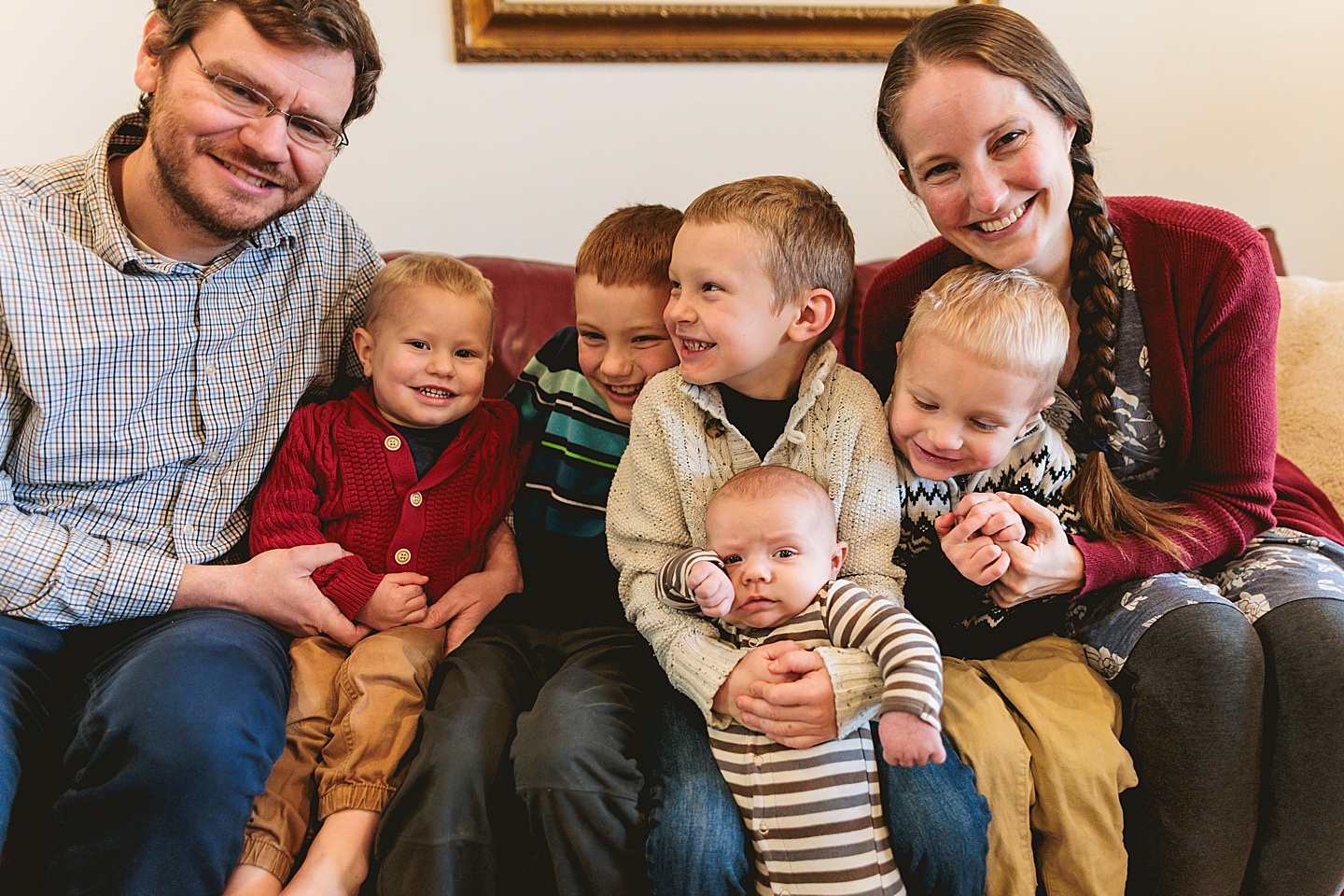 Family Photographer - Allison + Nathaniel // At Home Portraits