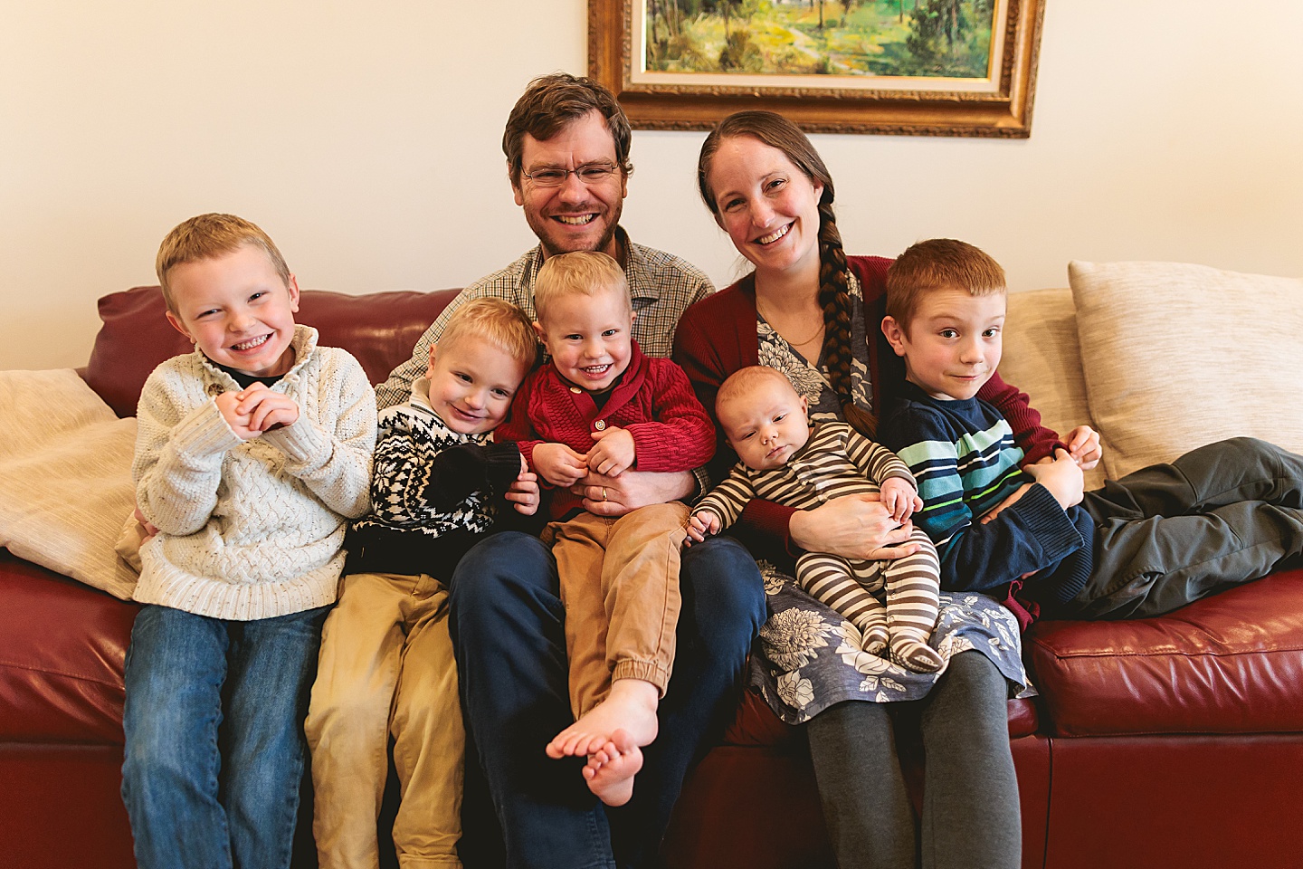 Family Photographer - Allison + Nathaniel // At Home Portraits