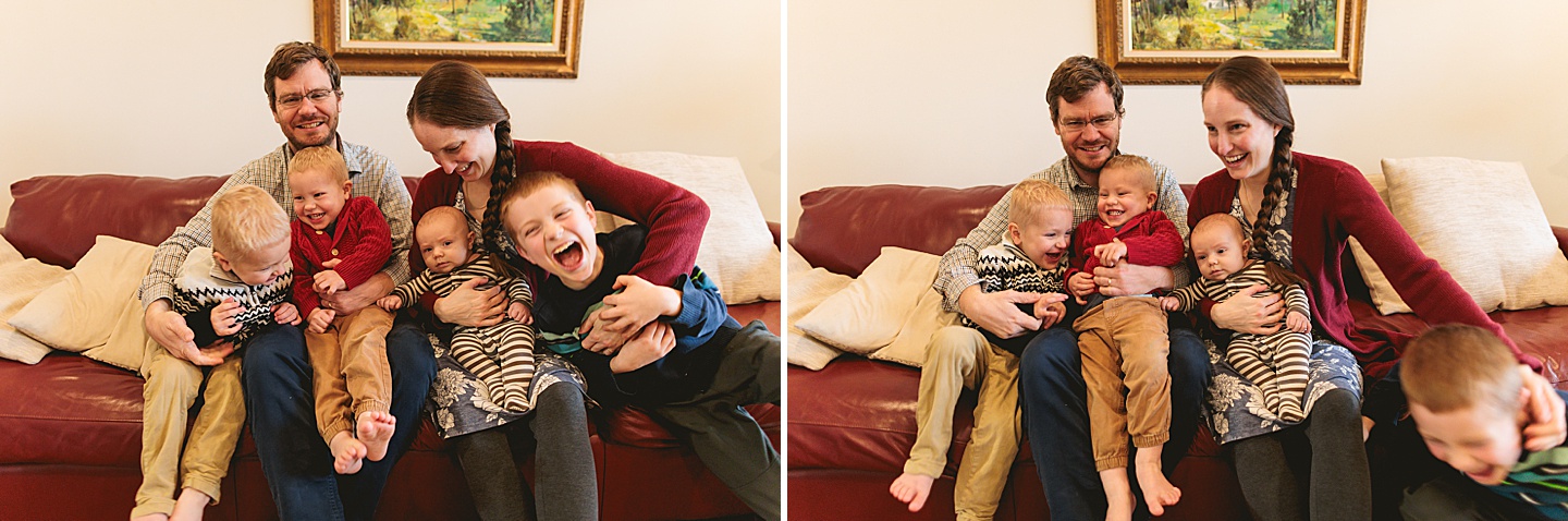 Family Photographer - Allison + Nathaniel // At Home Portraits