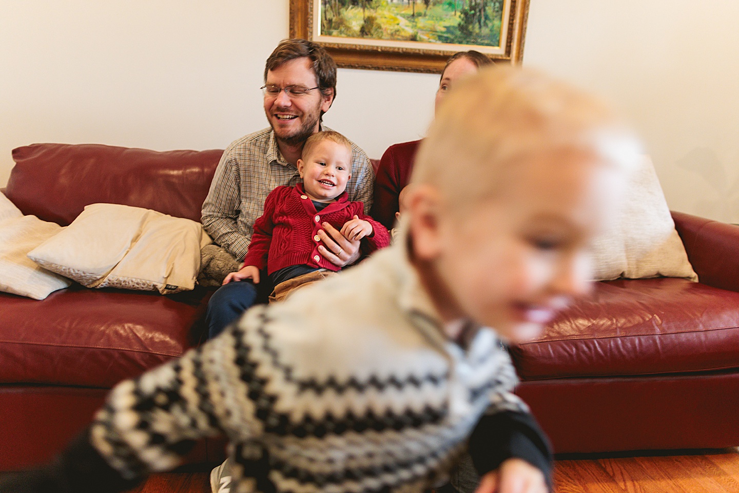 Family Photographer - Allison + Nathaniel // At Home Portraits