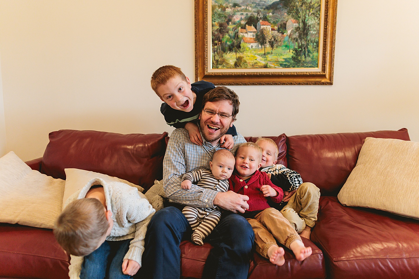 Family Photographer - Allison + Nathaniel // At Home Portraits