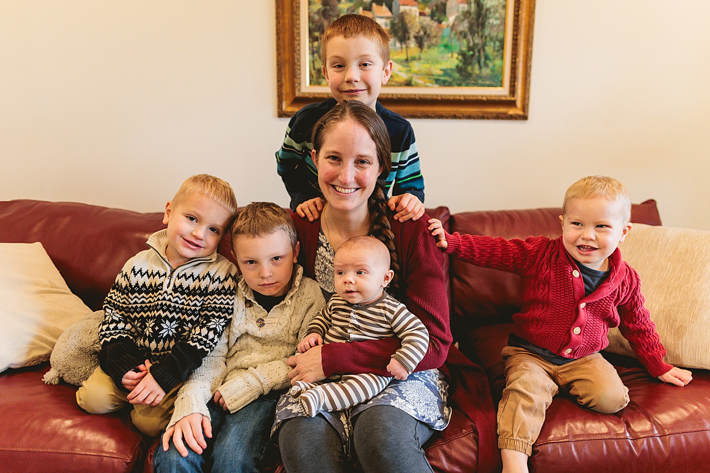 Family Photographer - Allison + Nathaniel // At Home Portraits