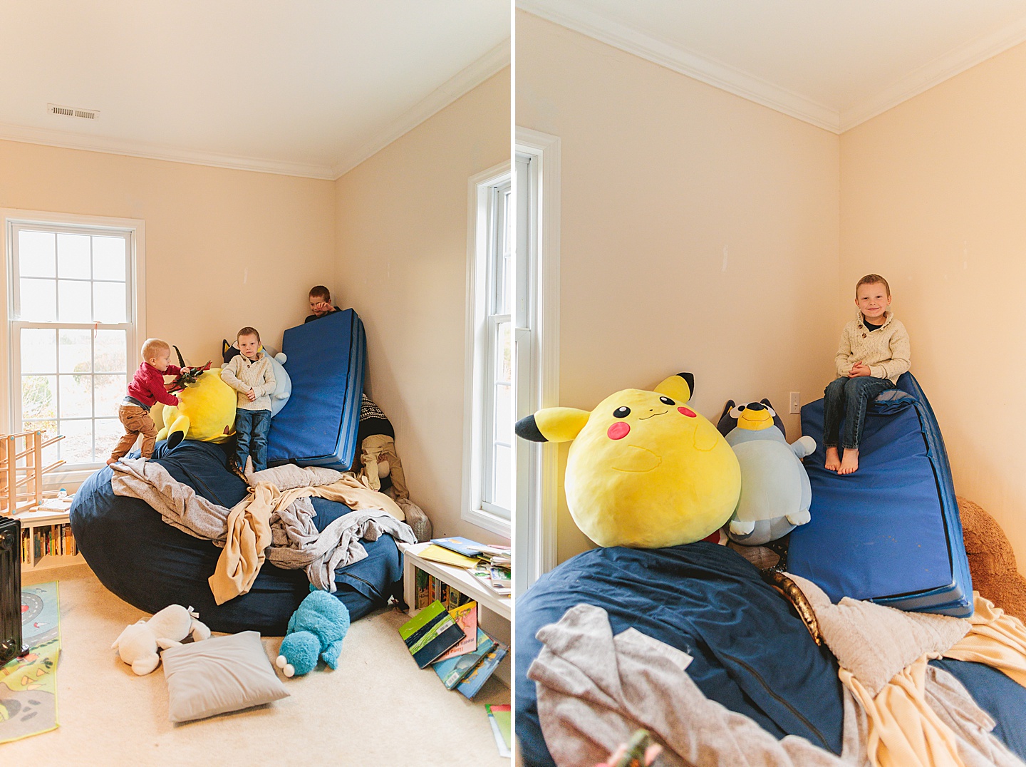 Family Photographer - Allison + Nathaniel // At Home Portraits