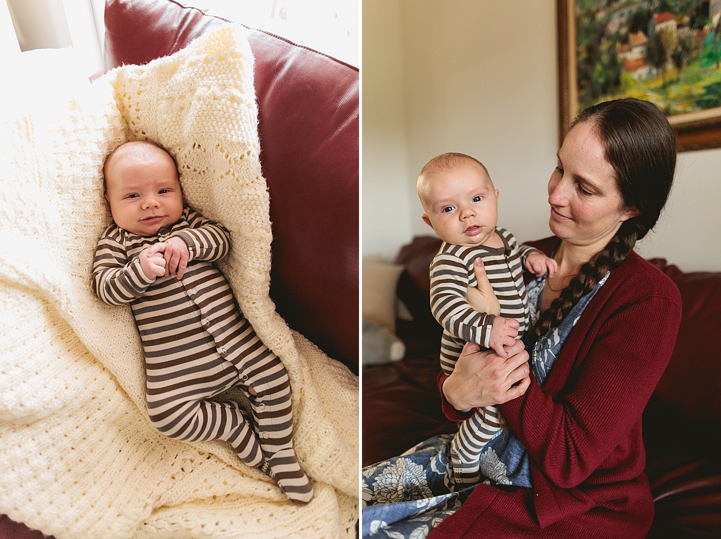 Family Photographer - Allison + Nathaniel // At Home Portraits