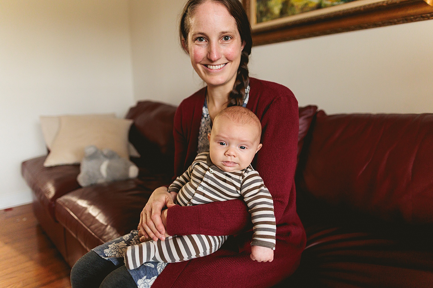 Family Photographer - Allison + Nathaniel // At Home Portraits
