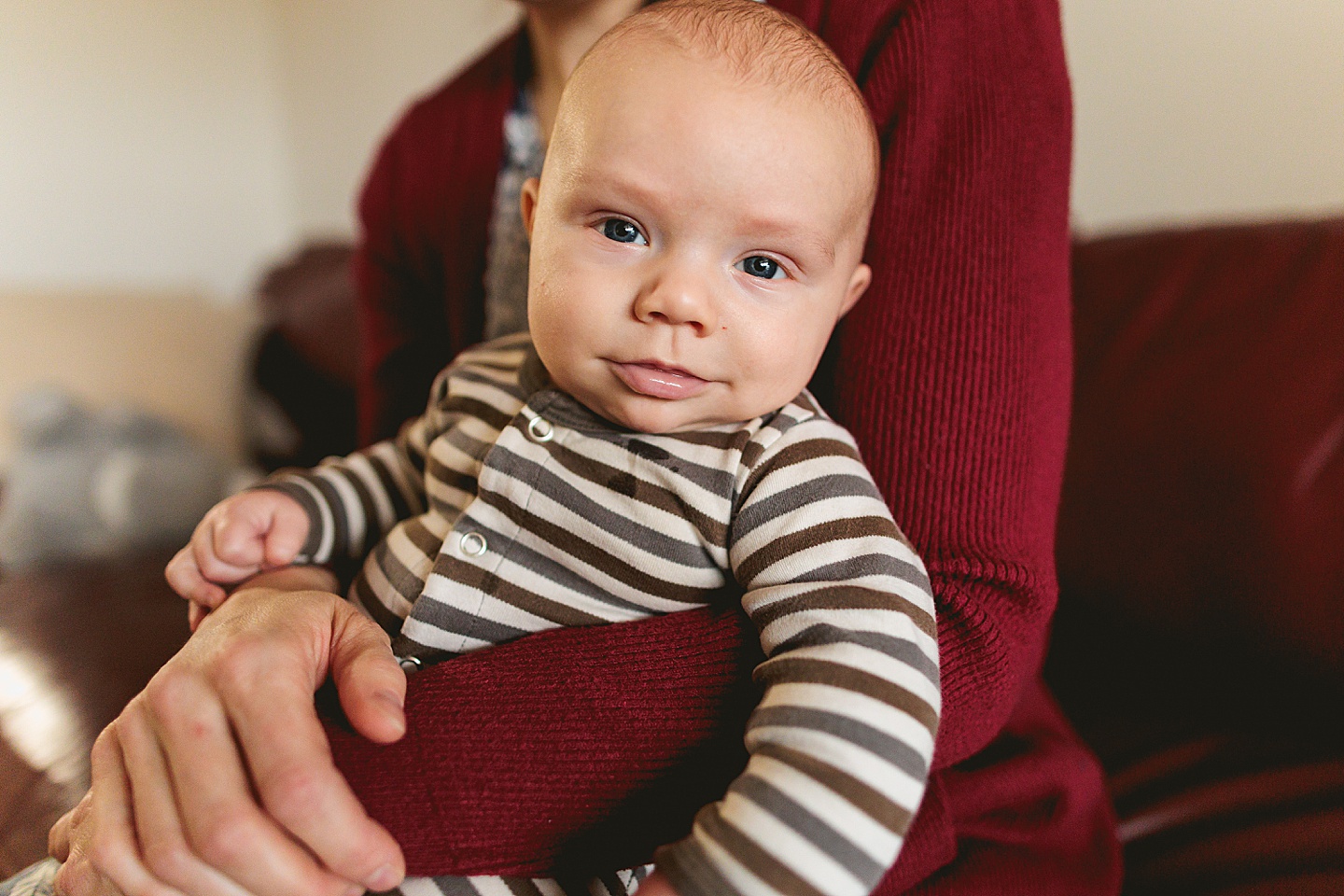 Family Photographer - Allison + Nathaniel // At Home Portraits
