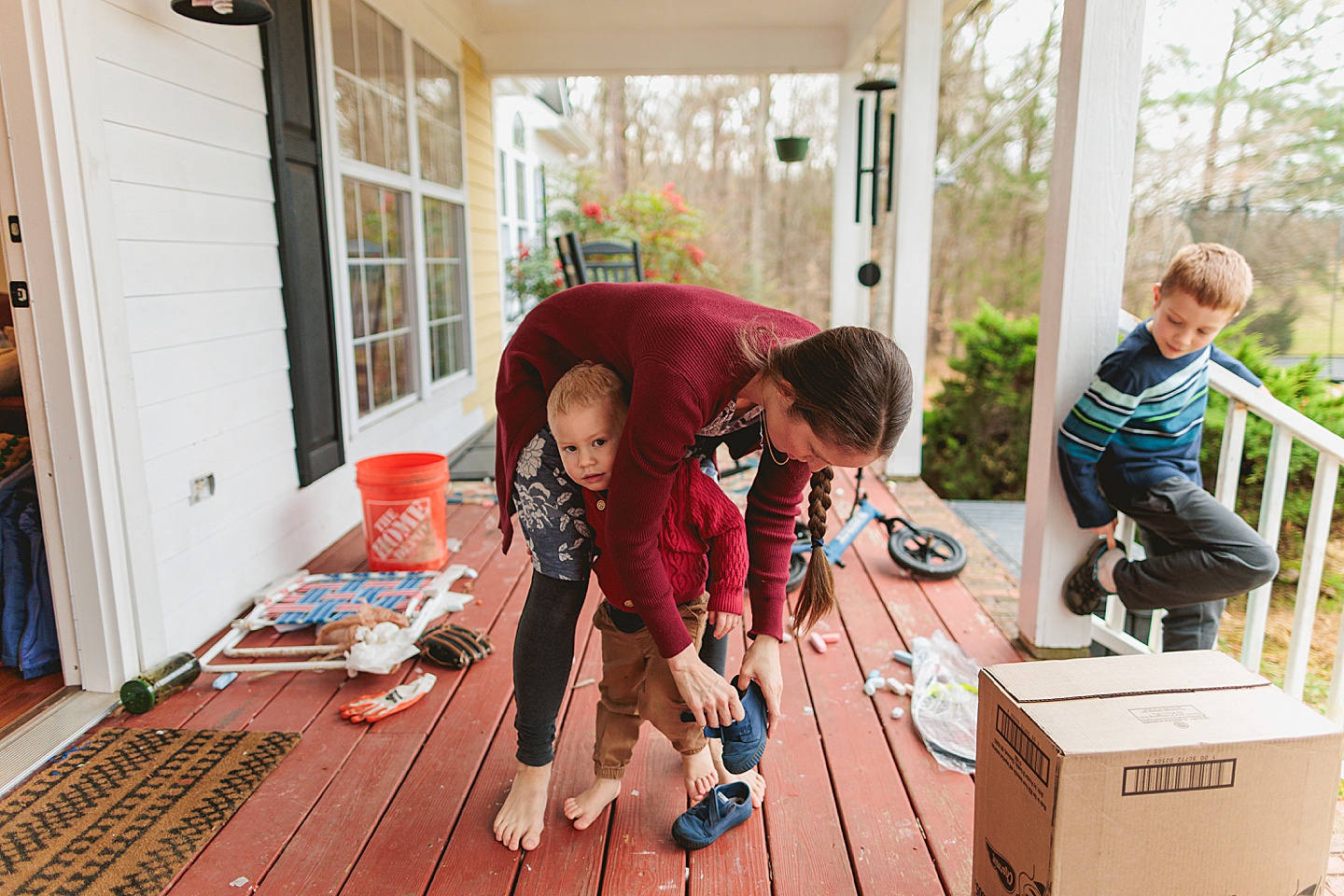 Family Photographer - Allison + Nathaniel // At Home Portraits