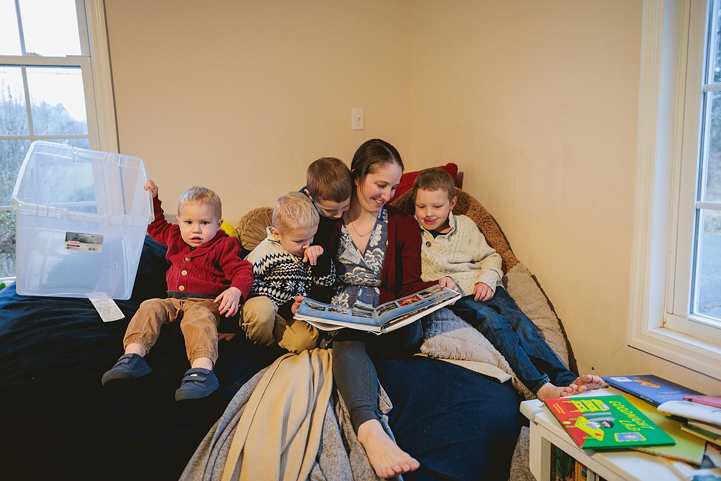 Family Photographer - Allison + Nathaniel // At Home Portraits