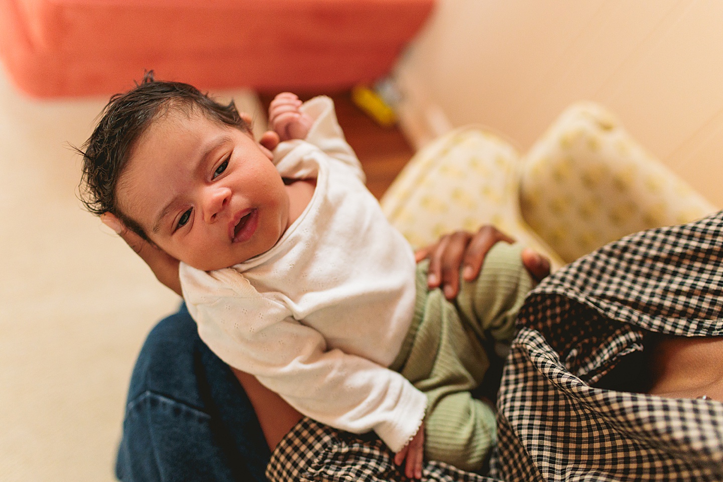 Family Photographer - Alex + Danielle // At-Home Family Photos