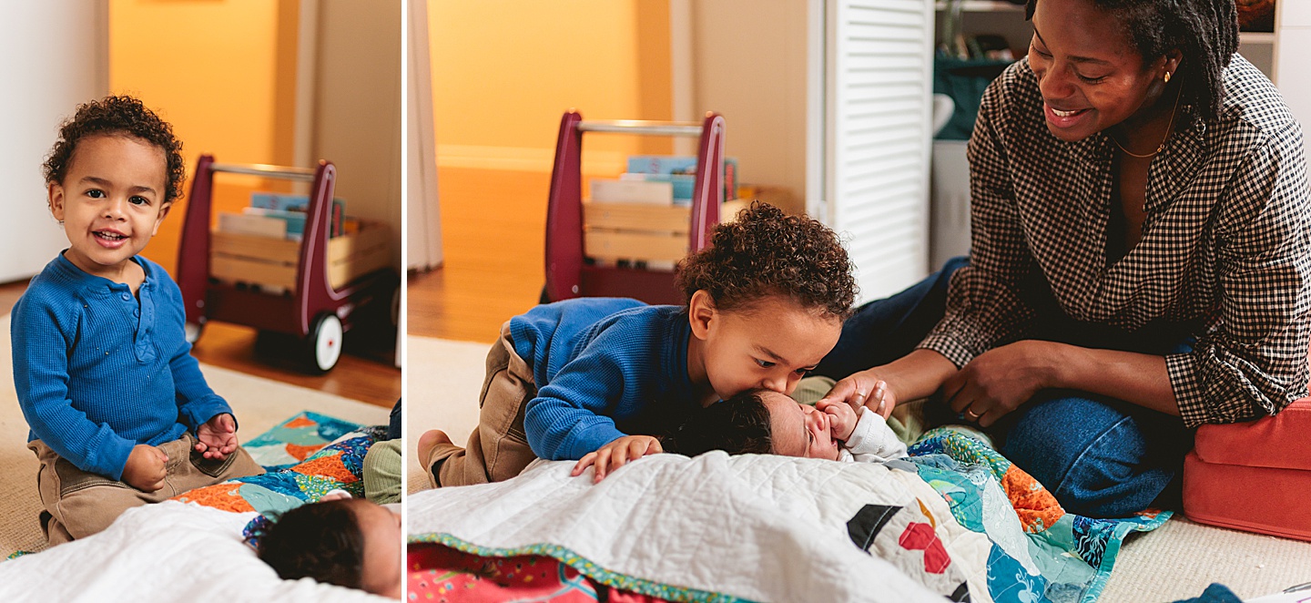 Family Photographer - Alex + Danielle // At-Home Family Photos
