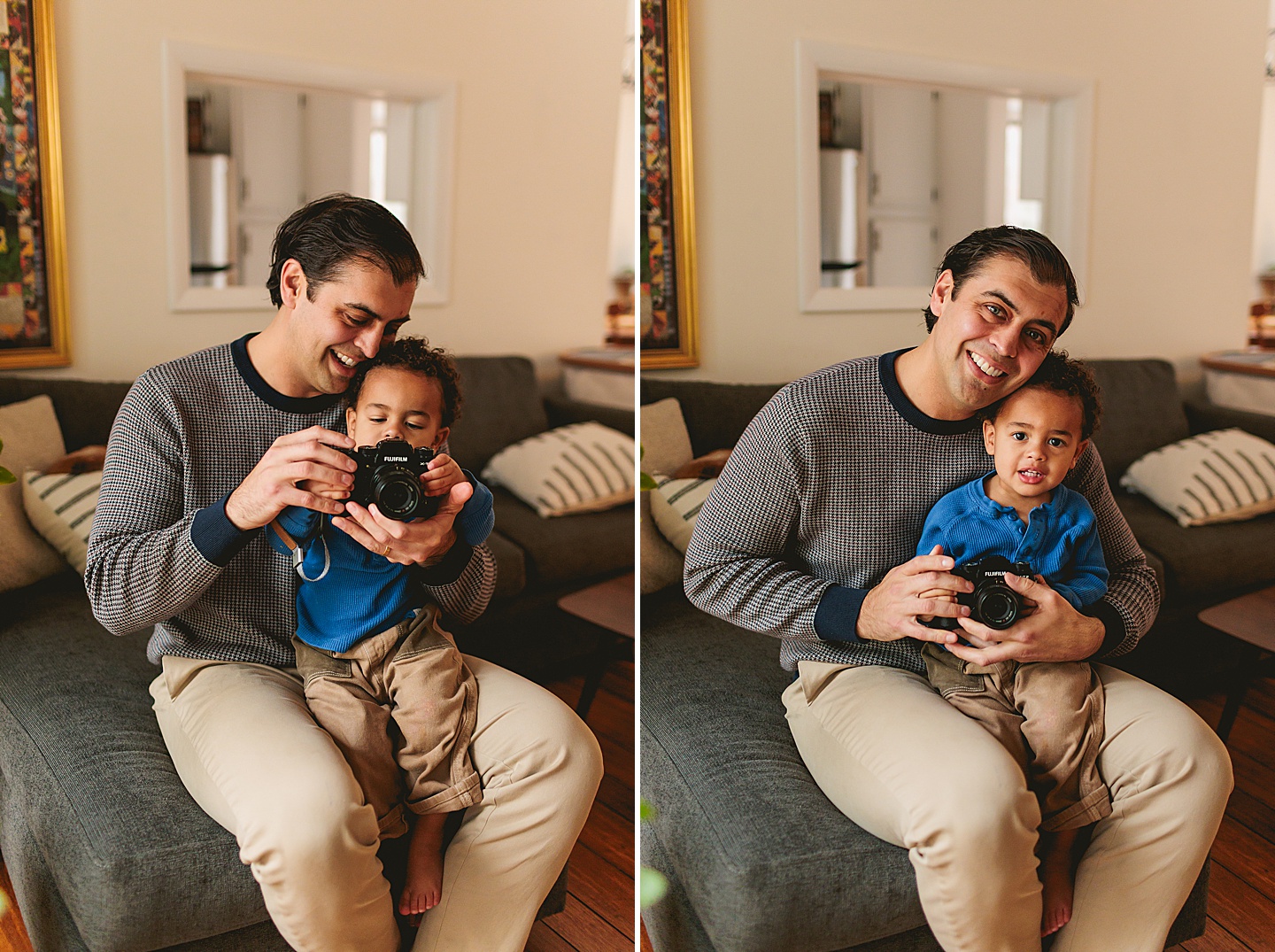 Family Photographer - Alex + Danielle // At-Home Family Photos