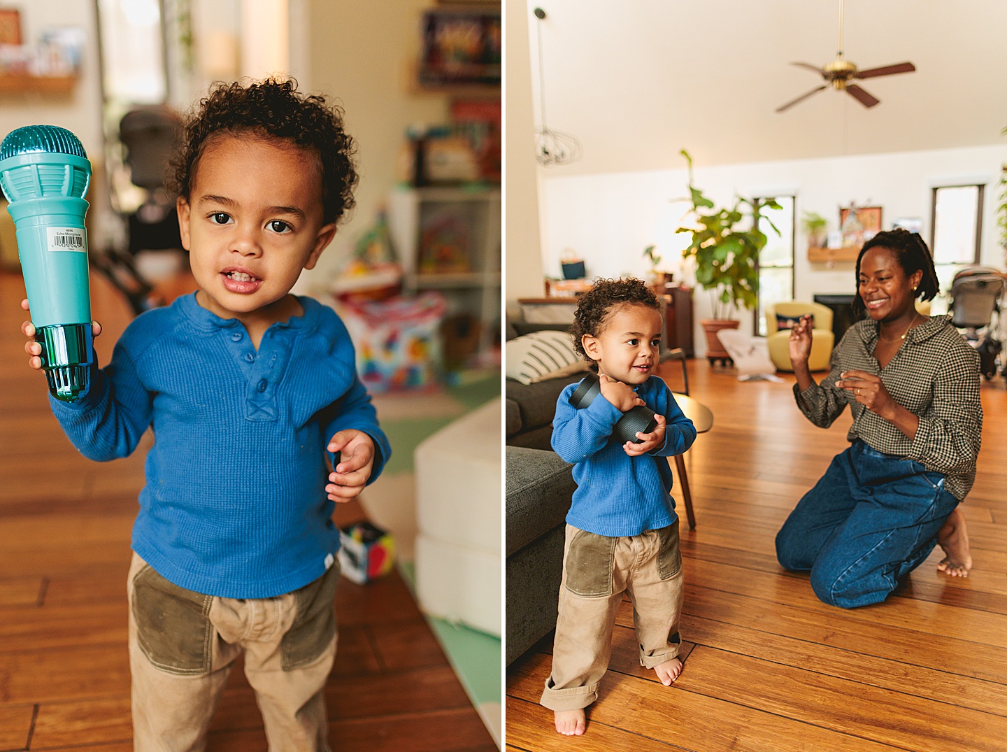Family Photographer - Alex + Danielle // At-Home Family Photos