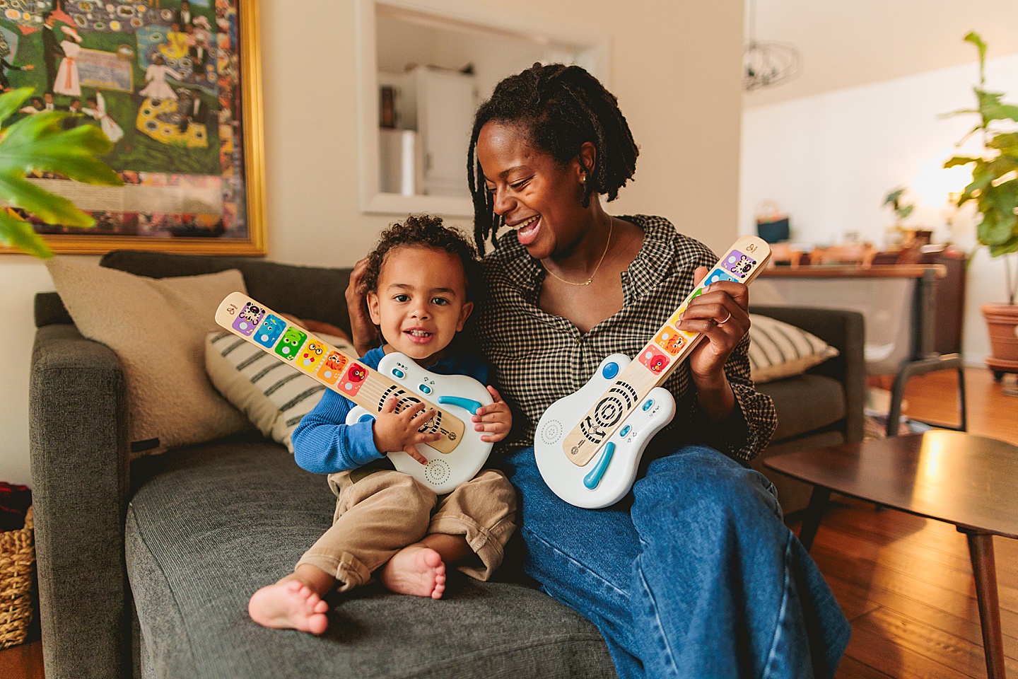 Family Photographer - Alex + Danielle // At-Home Family Photos