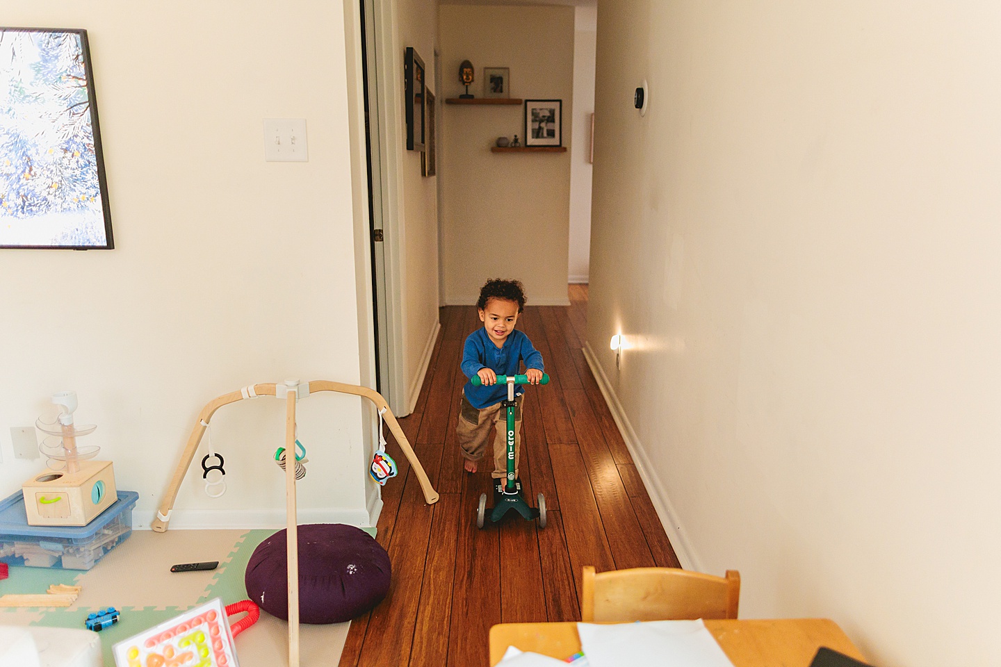 Family Photographer - Alex + Danielle // At-Home Family Photos