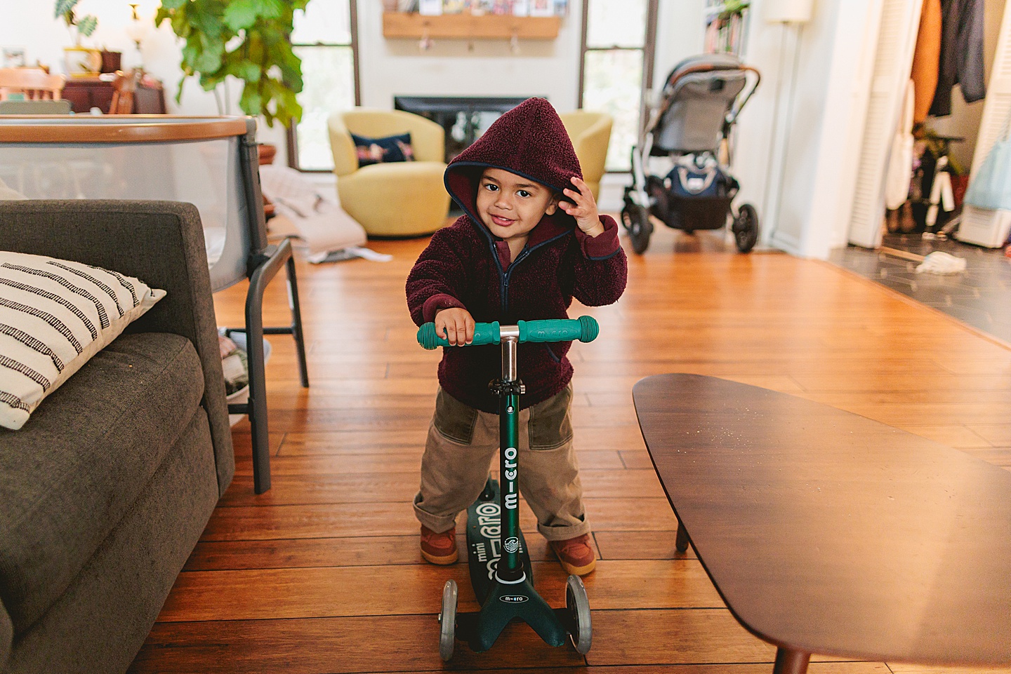 Family Photographer - Alex + Danielle // At-Home Family Photos