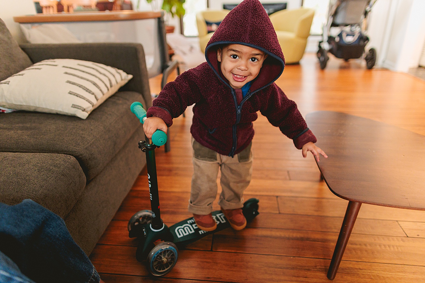 Family Photographer - Alex + Danielle // At-Home Family Photos