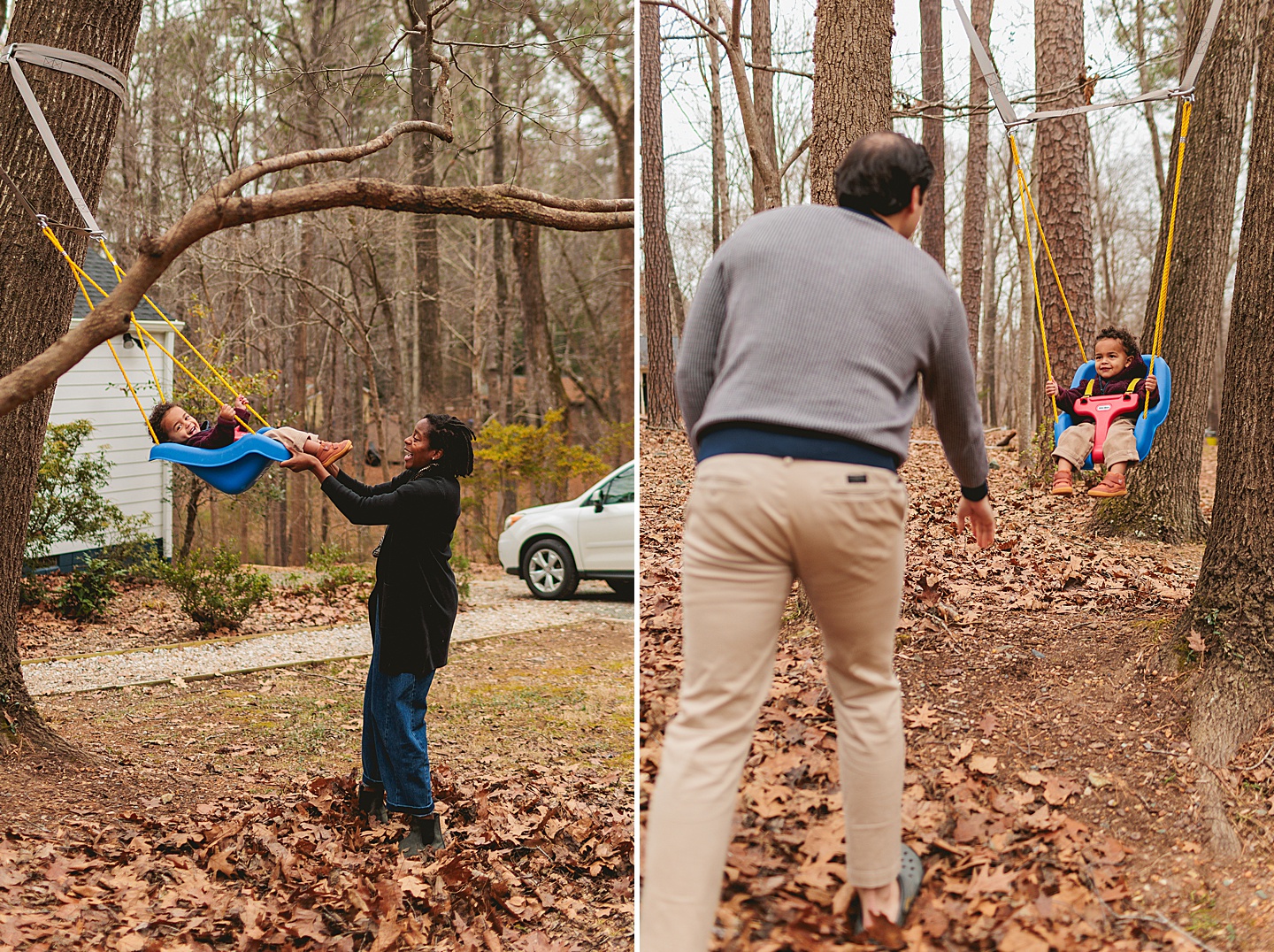 Family Photographer - Alex + Danielle // At-Home Family Photos